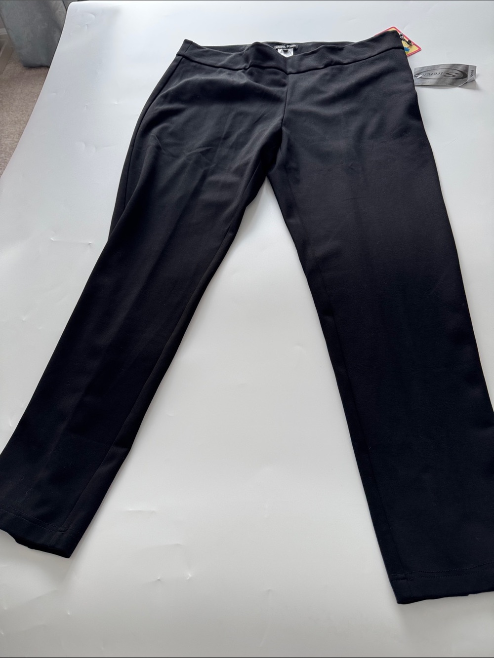 Samuel Dong Black Straight-Leg Performance Pants